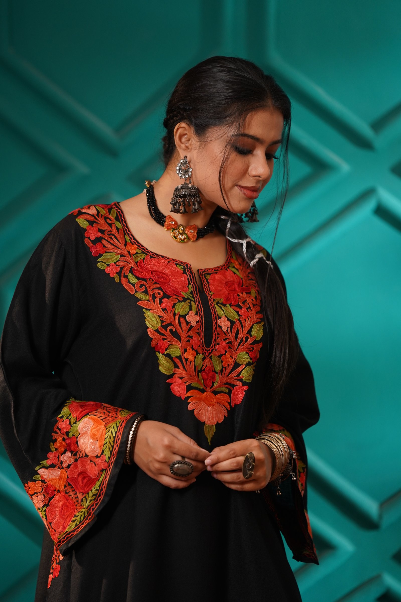 Kashmiri Kali Heritage Masterpiece Vignette