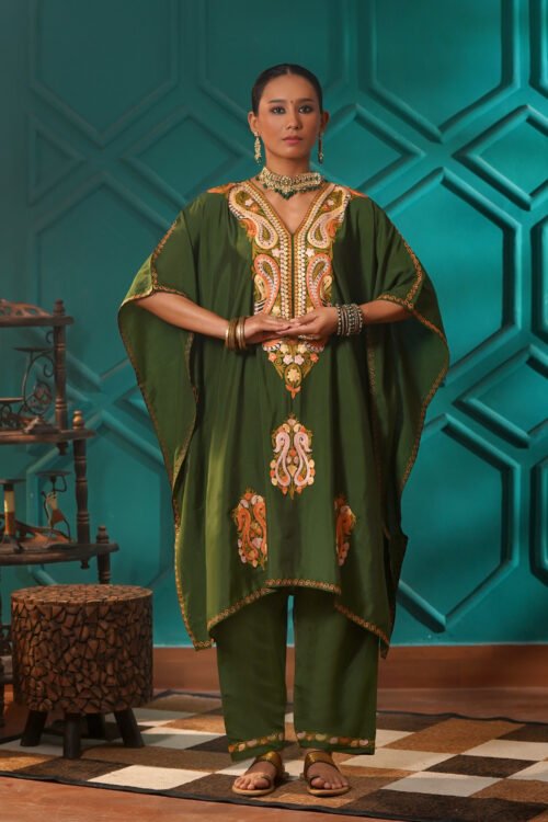 Regal & Heritage – KAFTAN-Muslin cotton Co-ord set-2pc