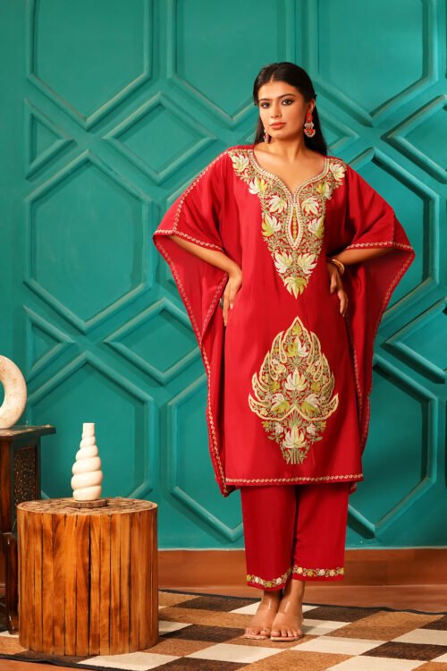 Regal & Heritage – KAFTAN-Muslin cotton Co-ord set-2pc