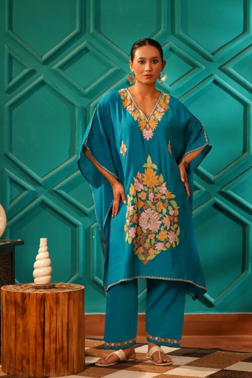 Regal & Heritage – KAFTAN-Muslin cotton Co-ord set-2pc